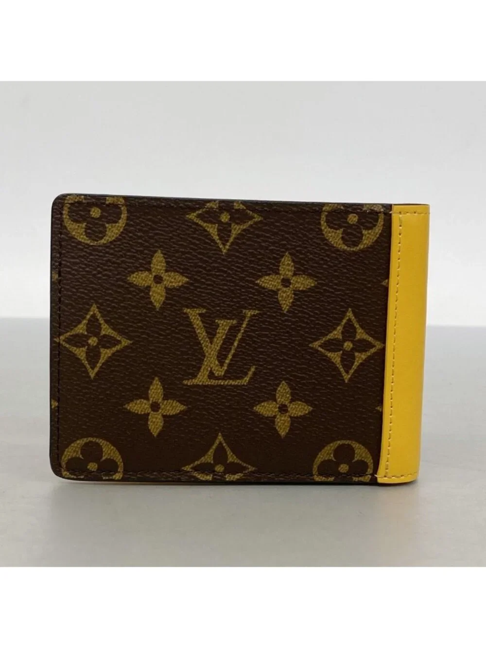 Louis Vuitton Wallet Monogram Macassar Portefeuille Multy Yellow